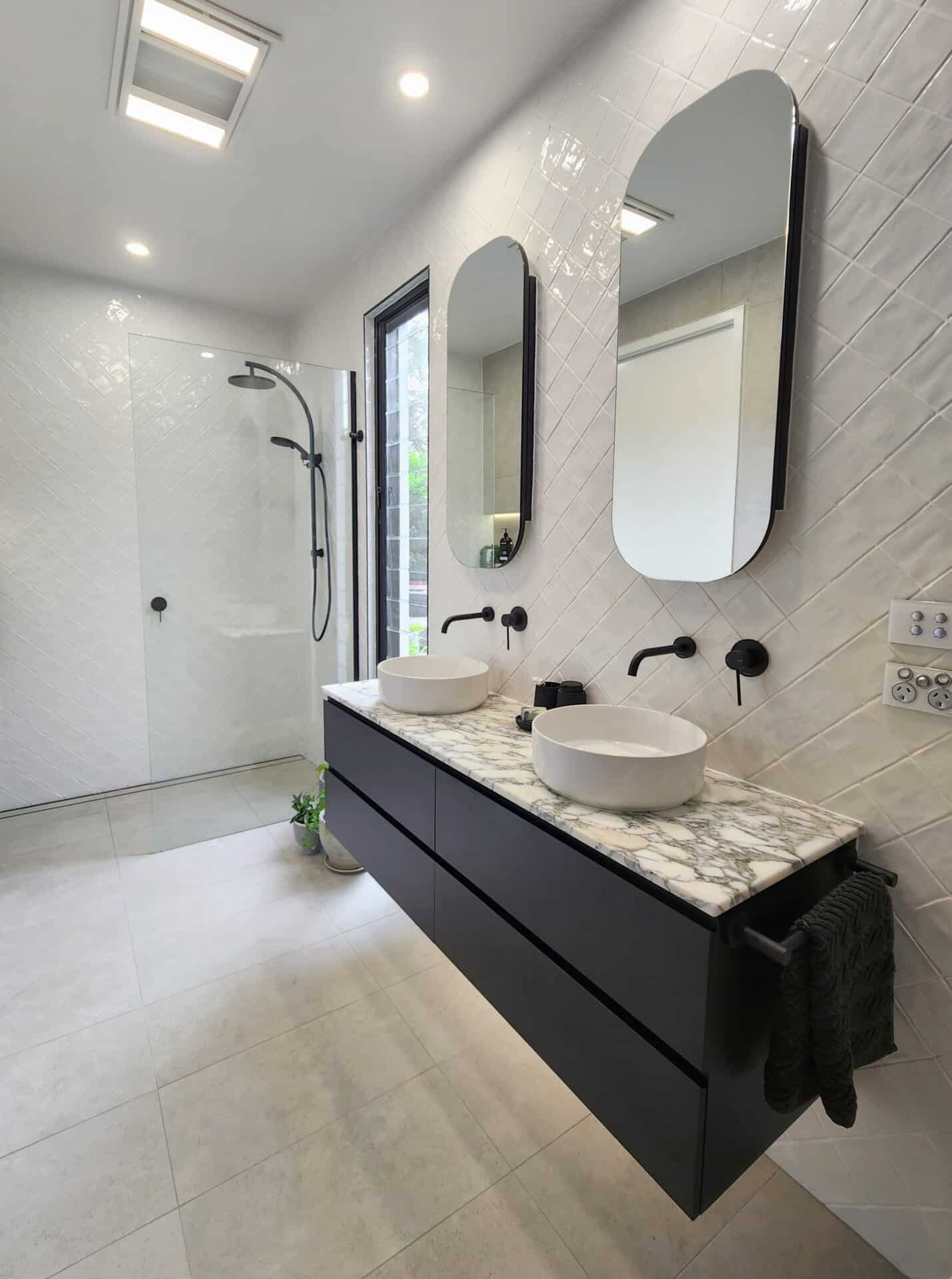 Ensuite Renovation Project In Shelbourne Court, Mornington