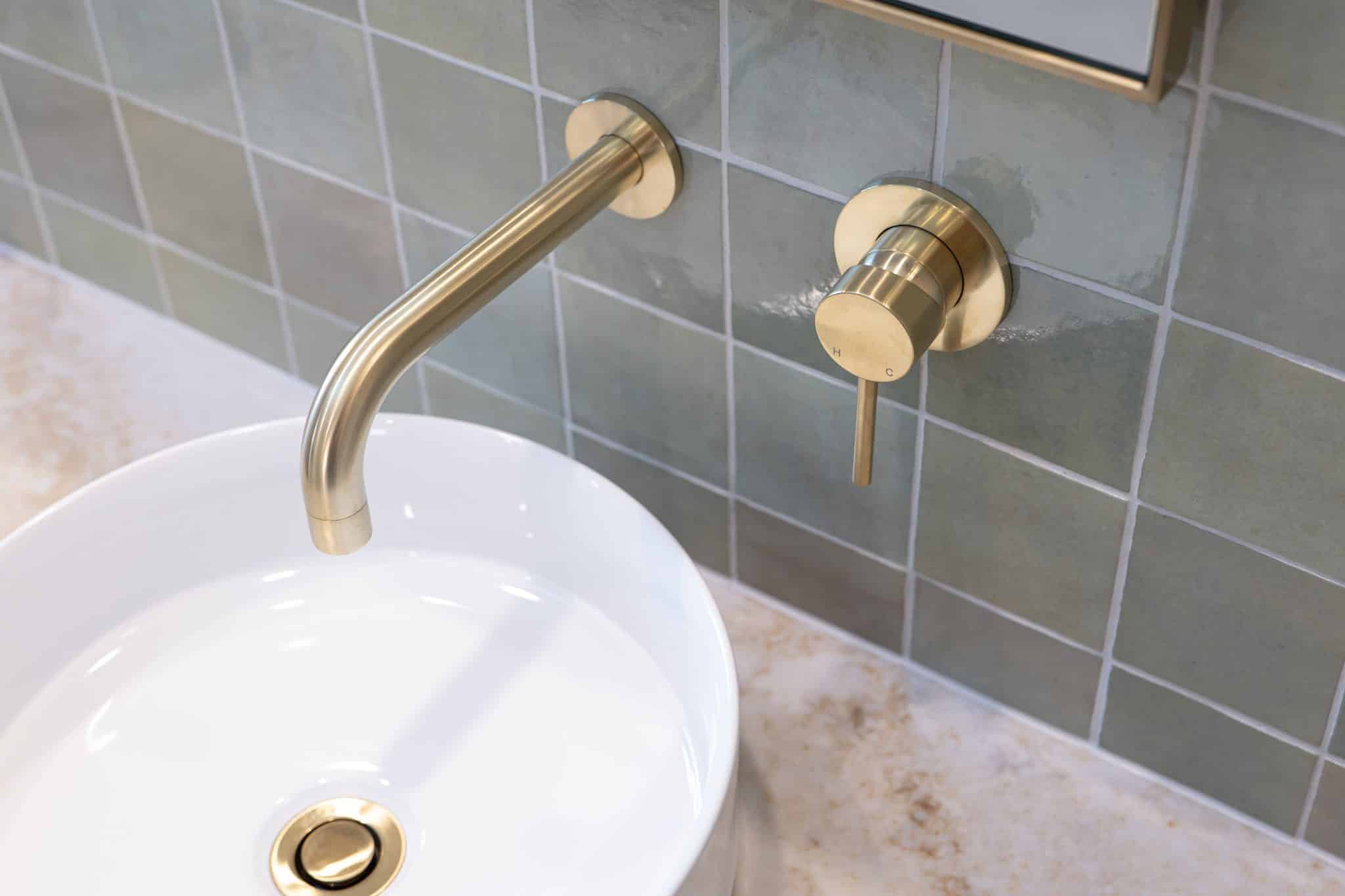 A photo of the Notorious Collective tapware in one of Bayview Renovation's bathroom projects